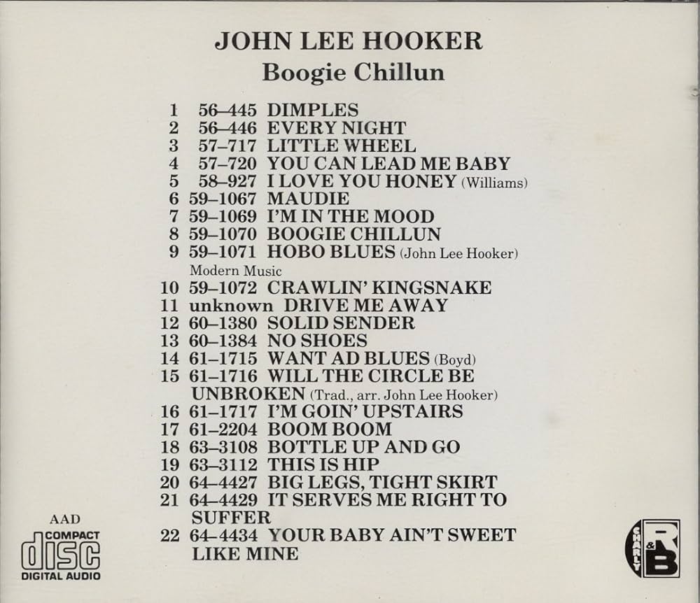 John Lee Hooker - Boogie Chillun' - Amazon.com Music